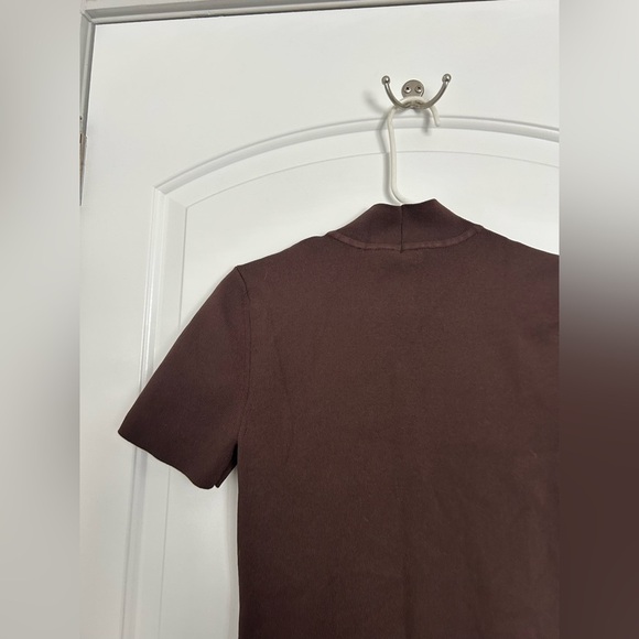 Artizia Babaton Chocolate Brown Bodycon Mini Dress size large - Picture 9 of 12